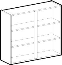 Medeko - Healthcare - Wall Cabinet - Clinical Cabinet - HTM63