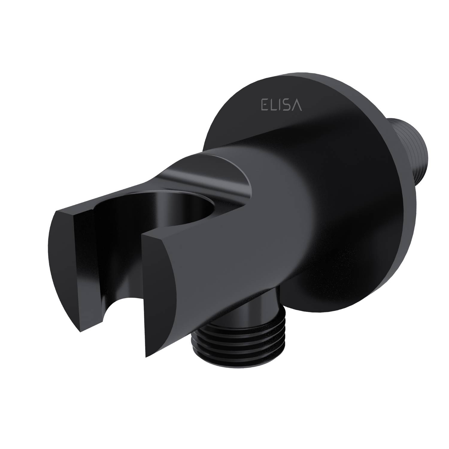 Elisa Round Wall Outlet With Combined Hand Shower Holder