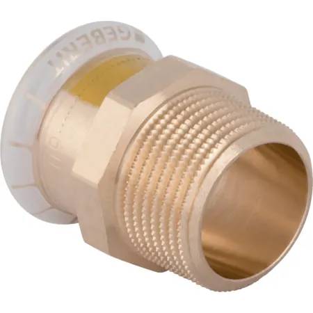 Geberit Mapress Copper Adaptor With Male Thread (Gas)