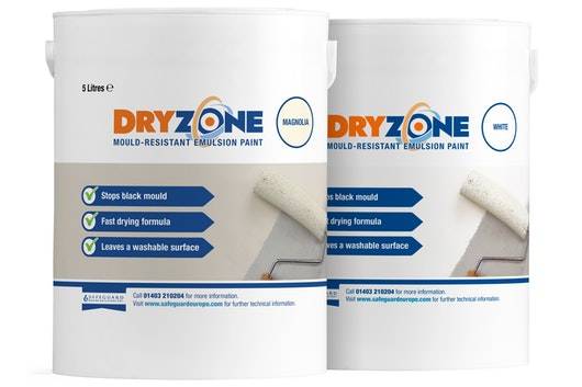 Dryzone Anti Mould Paint - Mould-Resistant for 5 Years in Areas with High Risk of Fungal and Black Mould Growth