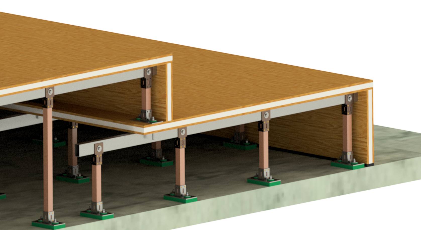 Timber Frame Isolation System – Farrat CineTIMBER PRO