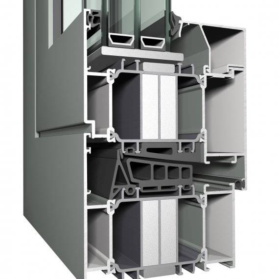Aluminium Window CS 104 Concept System