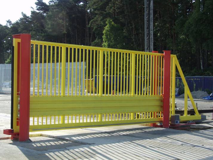 CSG 10140 Crash Tested Cantilevered Sliding Security Gate HVM - Security Gate