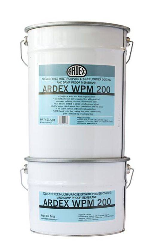 ARDEX WPM 200 Solvent Free Epoxide Liquid Waterproof Membrane