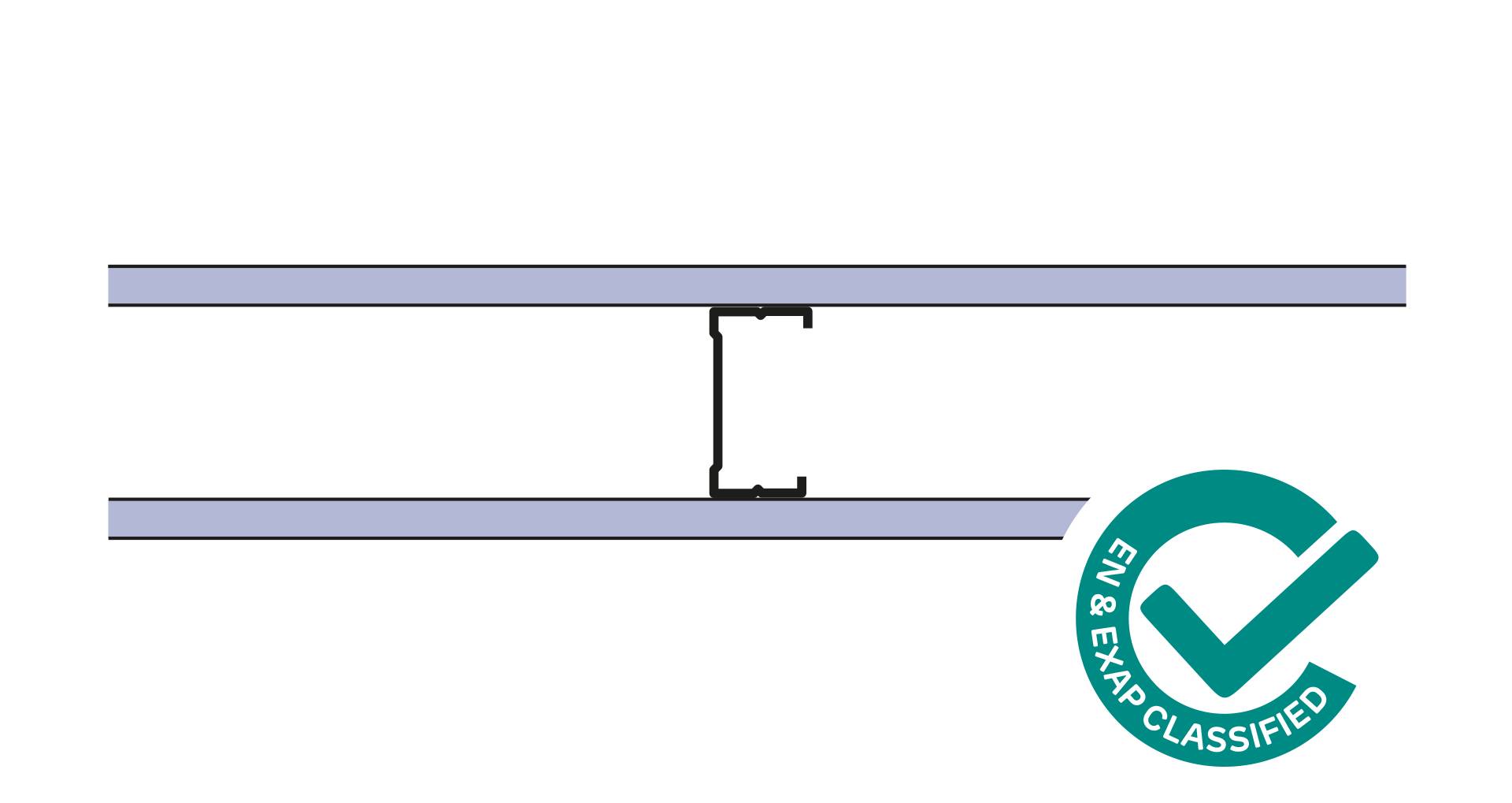 Siniat Single Frame Partition CS70R-15dB