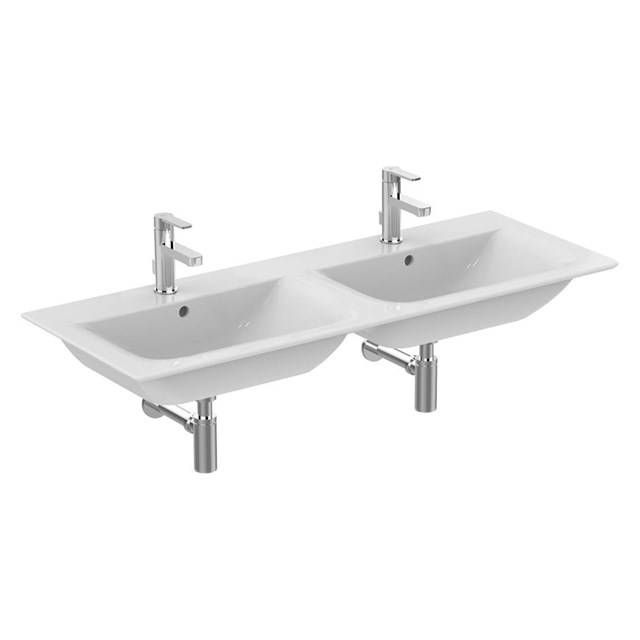 Concept Air 124 cm Double Vanity Washbasin