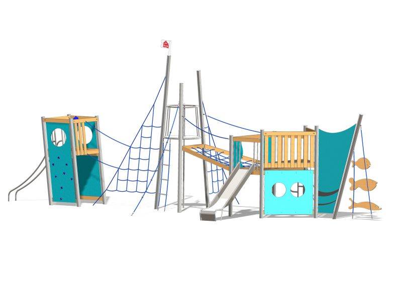 Play Ship "Briese" - Children's Multiplay Activity Tower