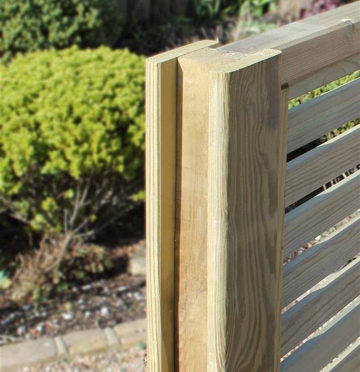 Slotted Posts (Jakposts) and Gravel boards