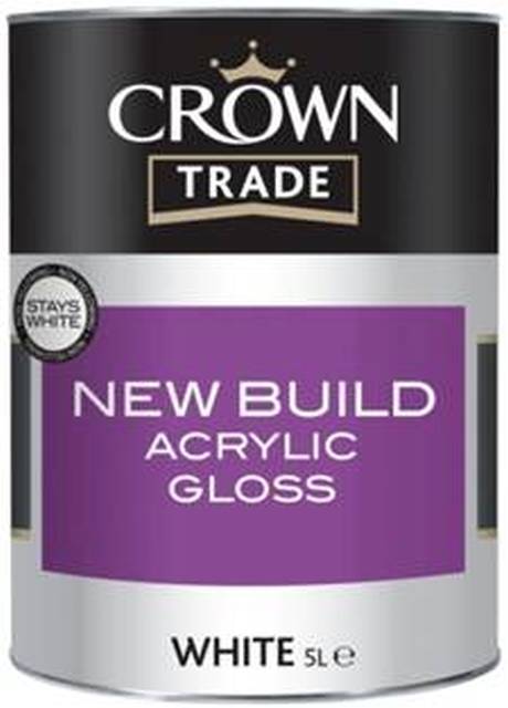 Crown Trade New Build Acrylic Gloss