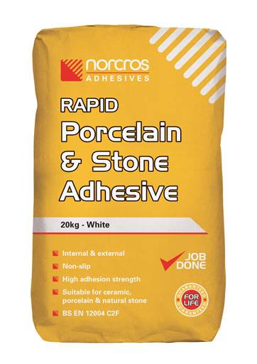Rapid Porcelain And Stone Tile Adhesive - Flexible Cementitious Tile Adhesive