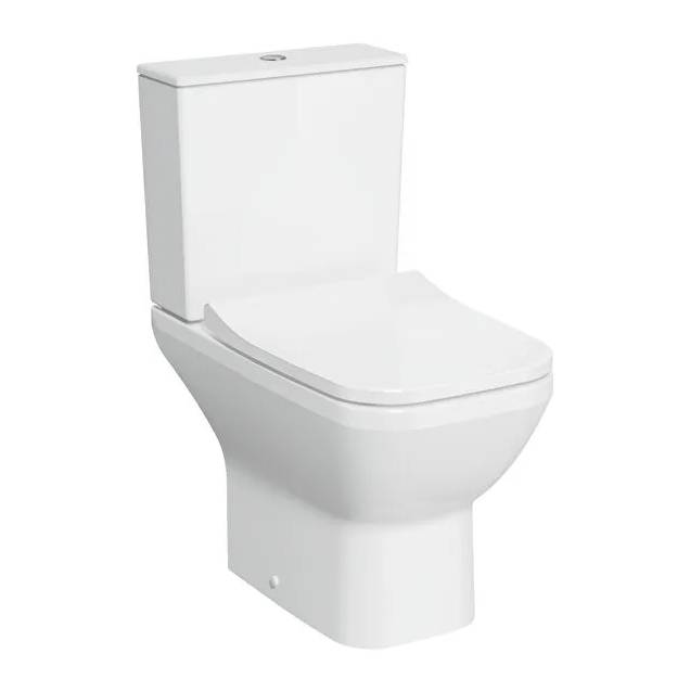 7087B003-7200- Integra Square Close-coupled WC pan, RimEx, Open-back - WC Toilet