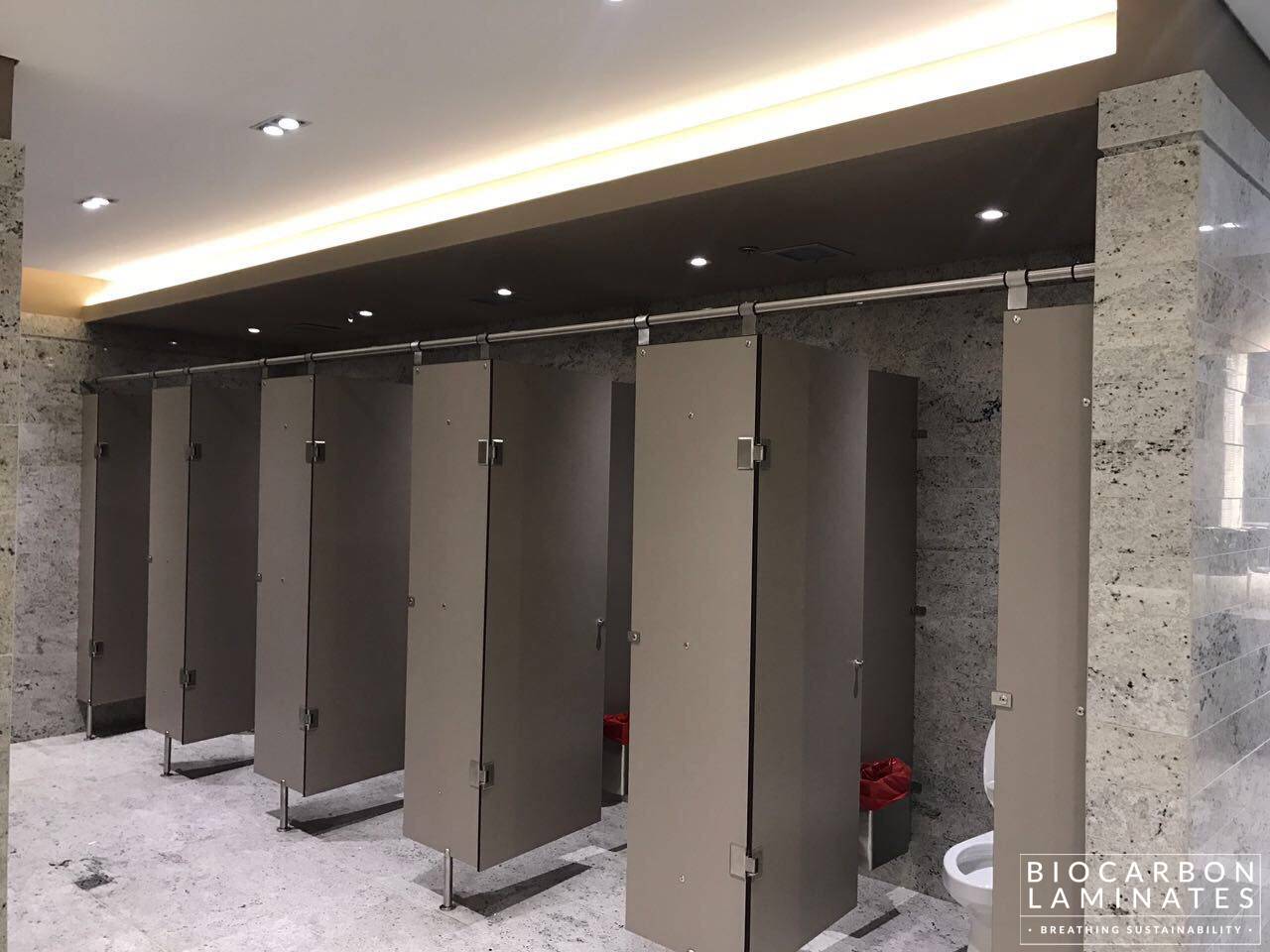 BioCarbon Carbon Neutral Solid Grade Laminate (SGL) Washroom Collection