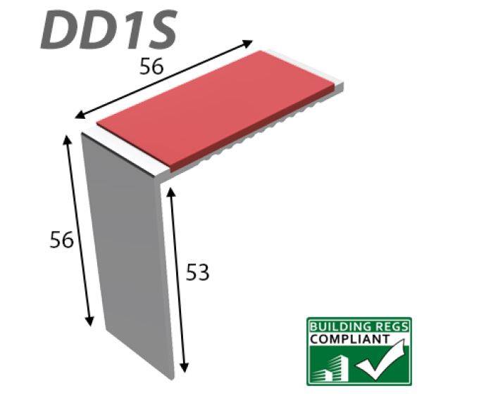 Stair Nosings DDA Range Stair Nosing - Stair Edgings 