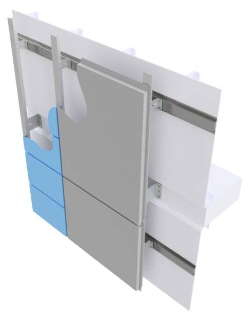 LandMark II Aluminium Recess Fixing Rainscreen Cladding