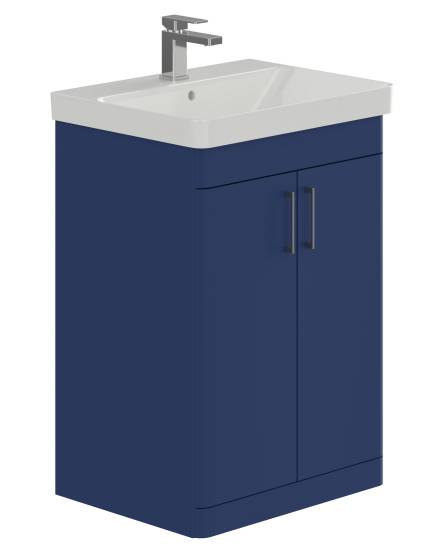 Layla 60 cm 2 Door Floor Standing Washbasin Unit