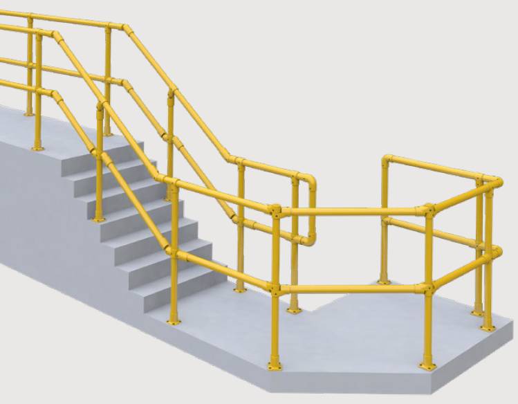  Fibergrate® Modular GRP Handrail - GRP Handrail