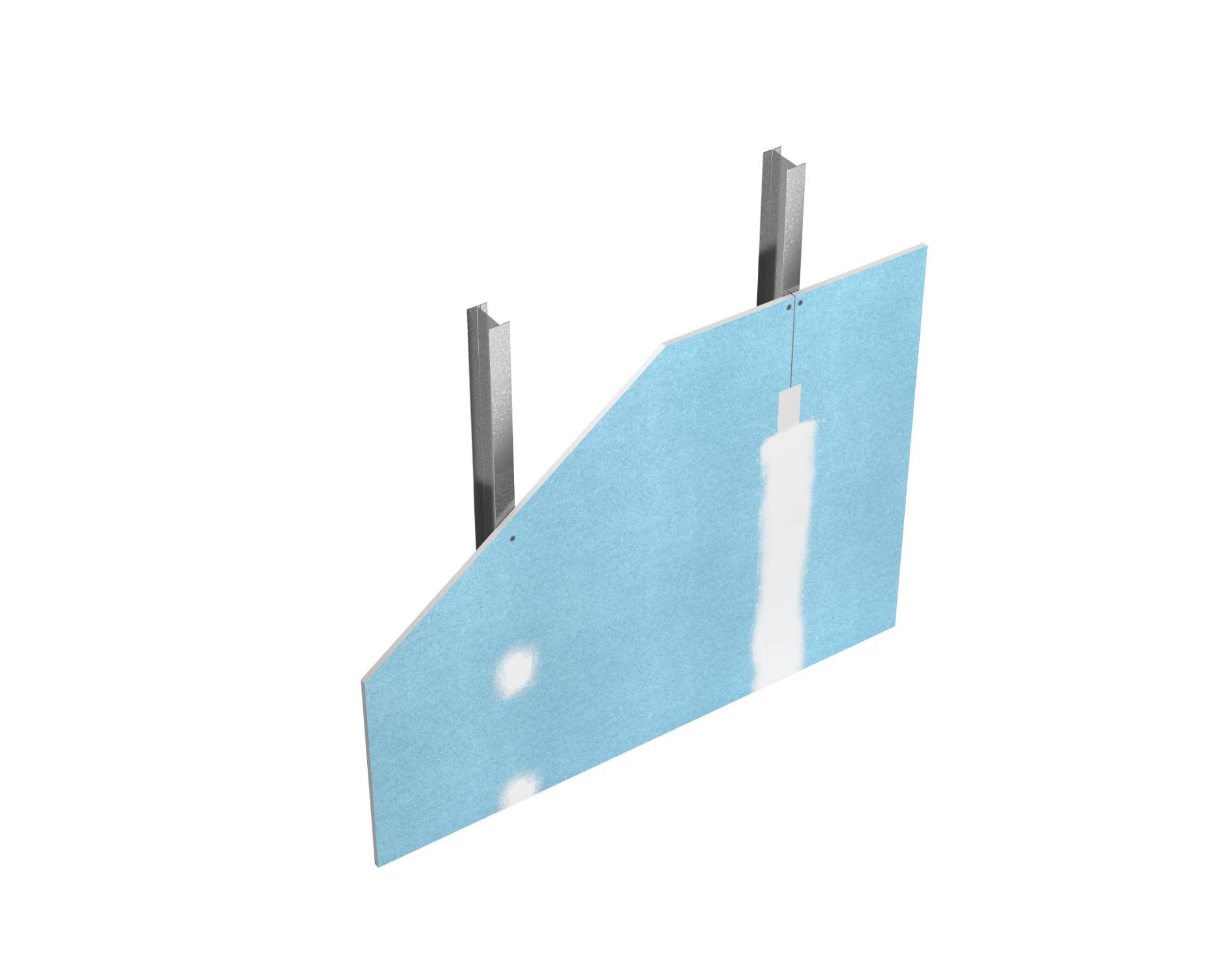 Knauf 'I' Stud Lining (non-fire resistance system): ISL-I-50-055-6-1x15-SSP-0