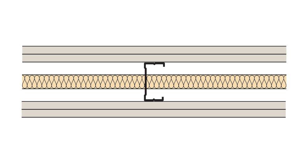 Siniat Single Frame Partition CS70R-215St-25G