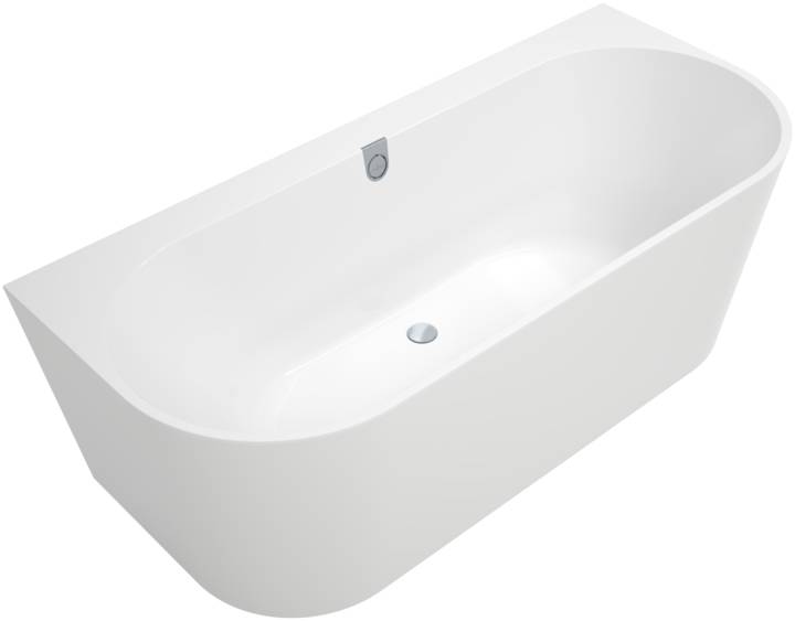 Oberon Wall-facing Bath UBQ180OBR9CDBCV