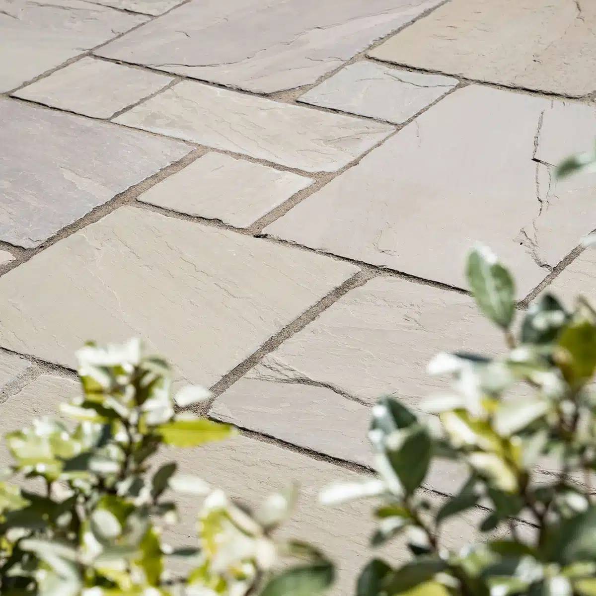 Raj Green Sandstone - Tumbled Sandstone Paving Slabs