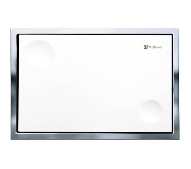 TRF0400AT Multikwik Flush Plate - Atlas Recessed (White Finish)