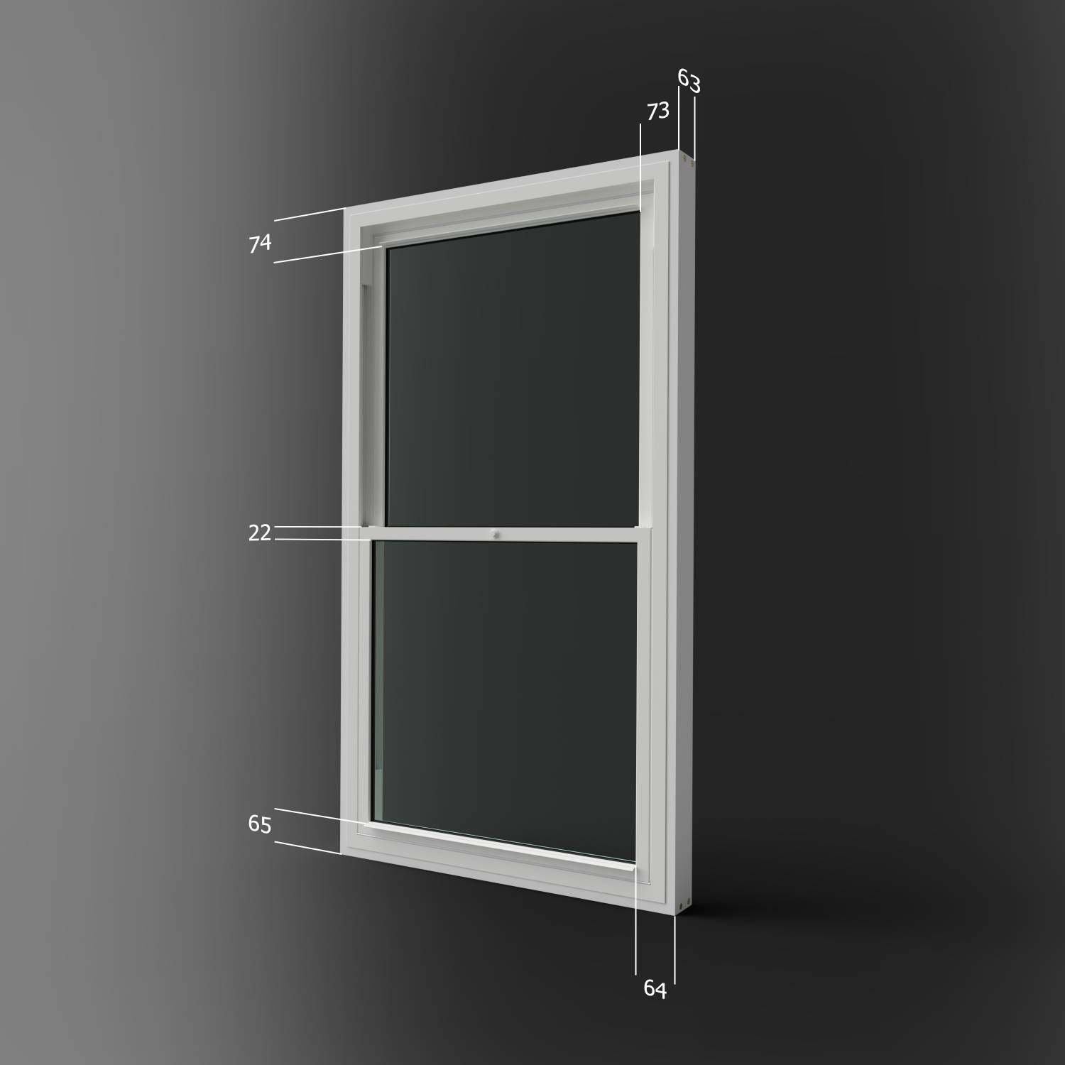 Tilt-In Balanced Vertical Sliding Unit - Secondary Glazing Unit