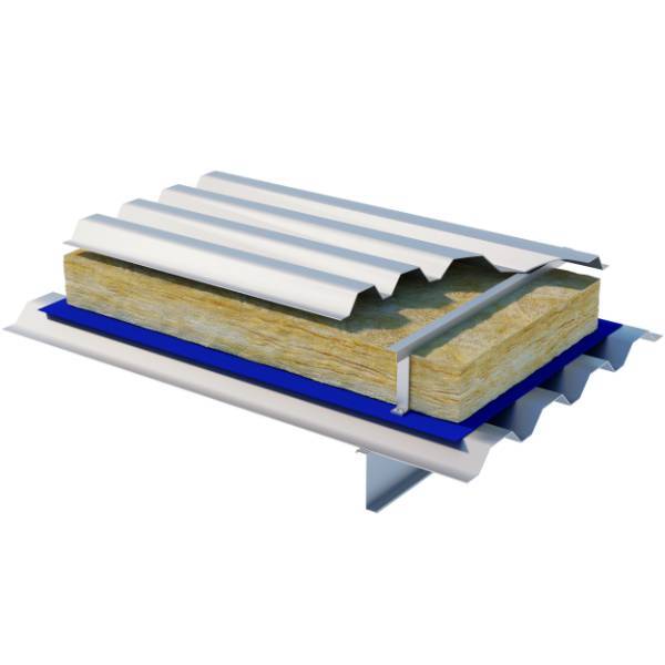 Superglass Cladding Mat 35 - Twin skin metal clad building insulation