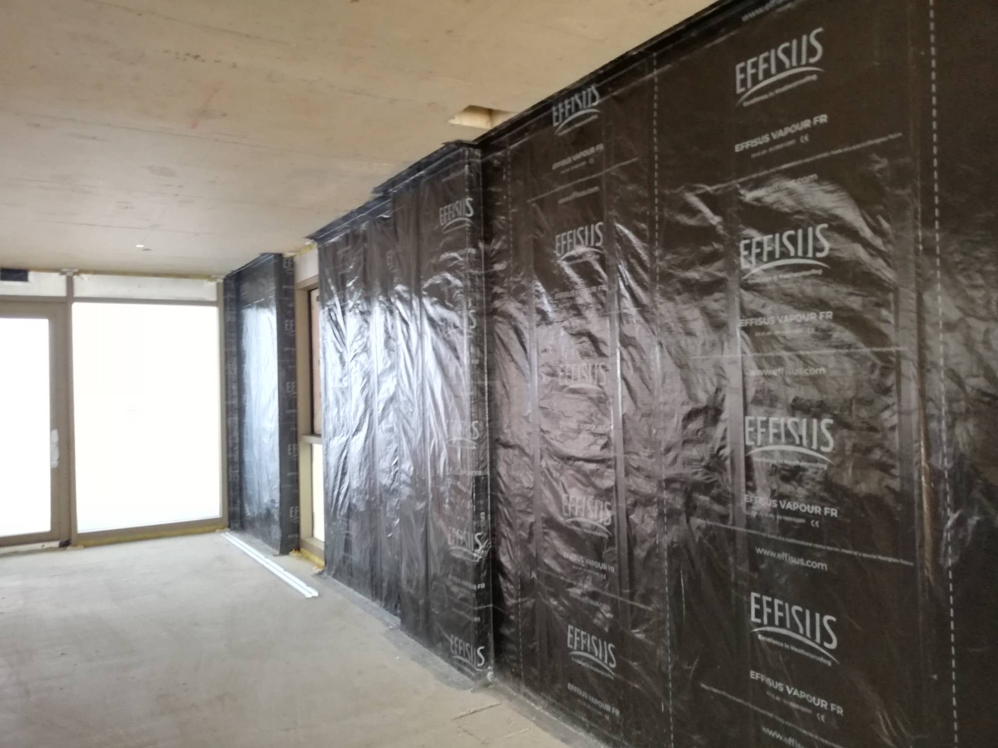 Effisus Vapour FR - A1 Fire Rated AVCL Membrane - Airtight Vapour Control Layer