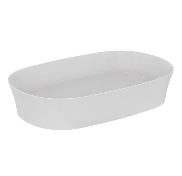 Ideal Standard Ipalyss 60 cm Oval Vessel Washbasin Without Overflow