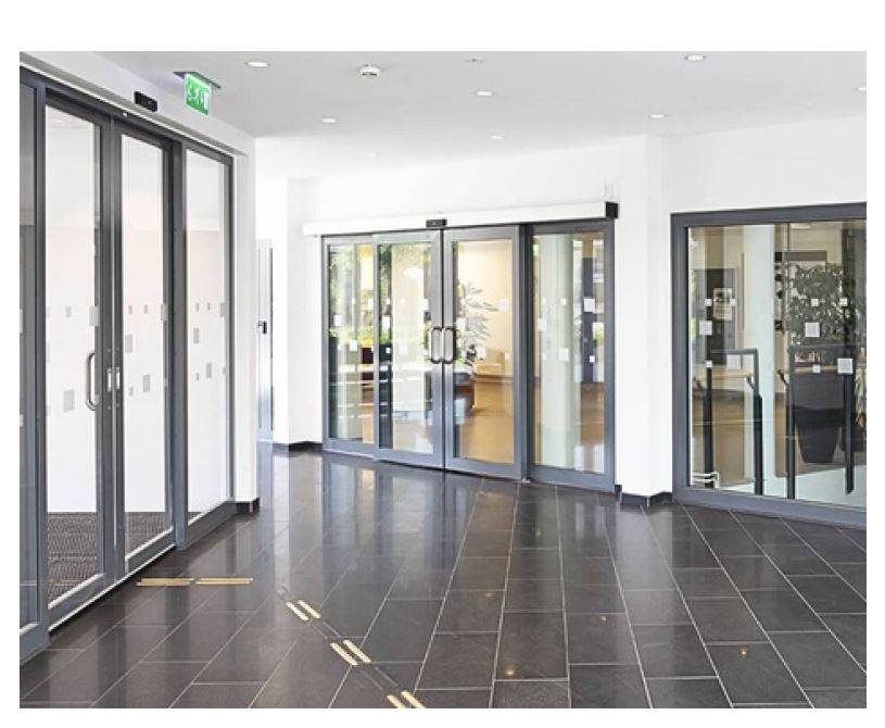 Traffidor Clear - Fully Glazed Steel Door System (Galvanised Steel)