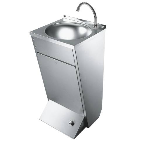 Floor Standing Washbasin with Foot Operation - LP21