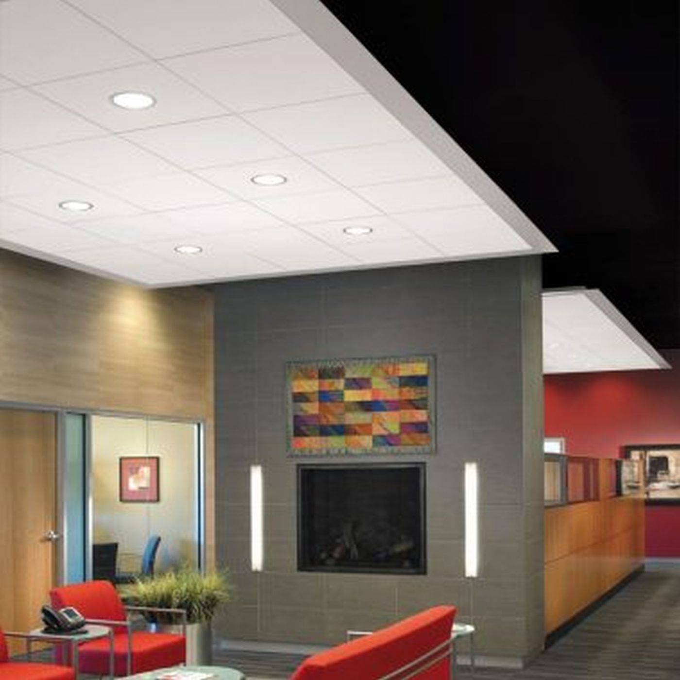 Axiom Knife Edge Canopy Floating Ceiling Suspension Kit Zentia