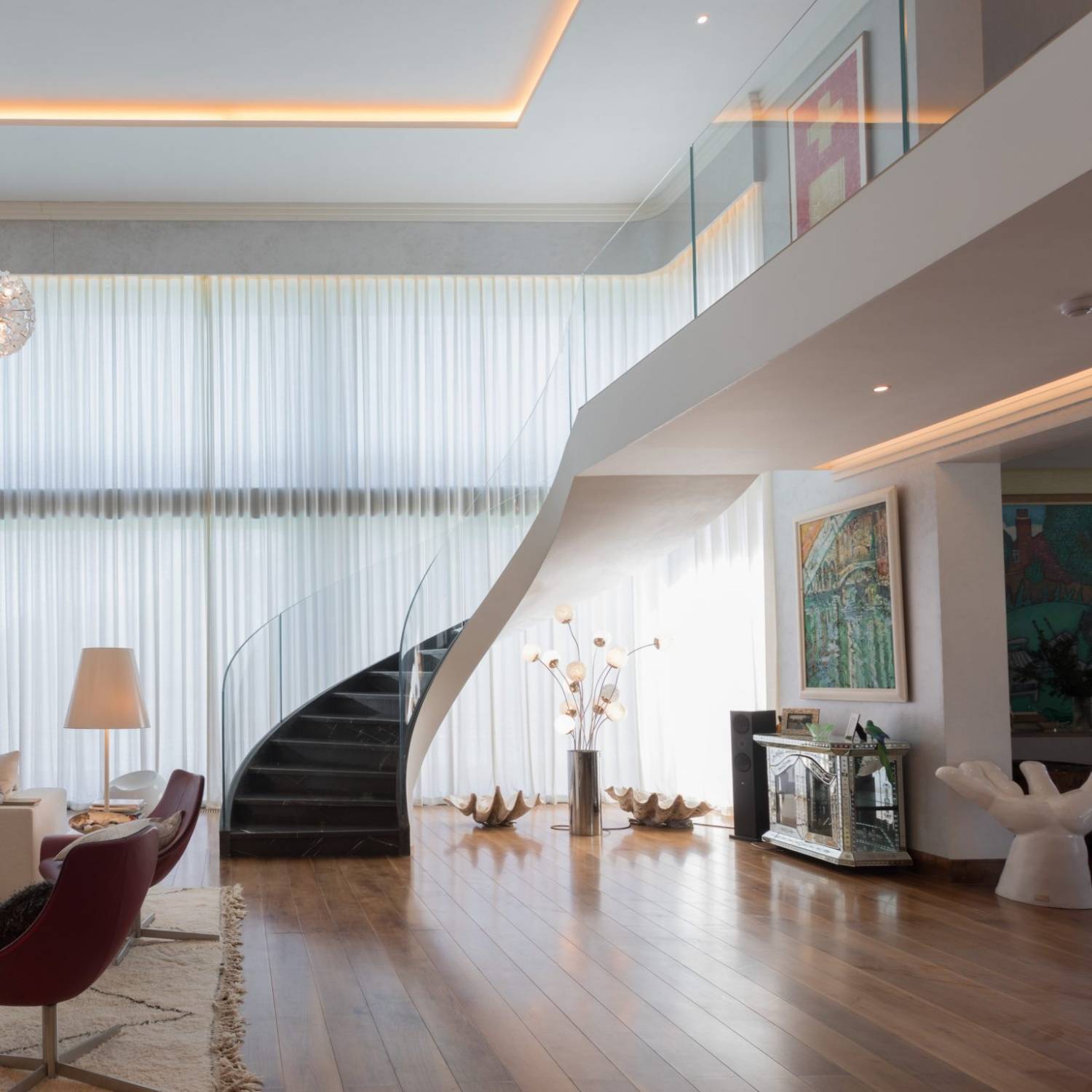 Curved Glass Balustrade - Glass Balustrade