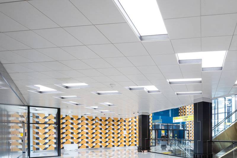 Armstrong METAL Lay in Axal Vector - Semi-concealed Grid Ceiling System