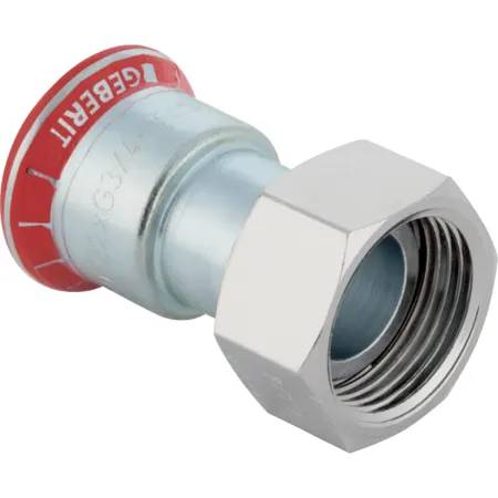 Geberit Mapress Carbon Steel Connector With Union Nut