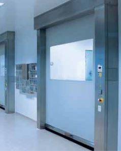 Efaflex High Speed Cleanroom roll door - Clean Room High Speed Roll Door.