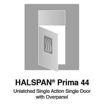 HALSPAN® Prima 44 mm Internal Fire Rated Door Blank - Unlatched Single Acting Single Doors With Overpanel