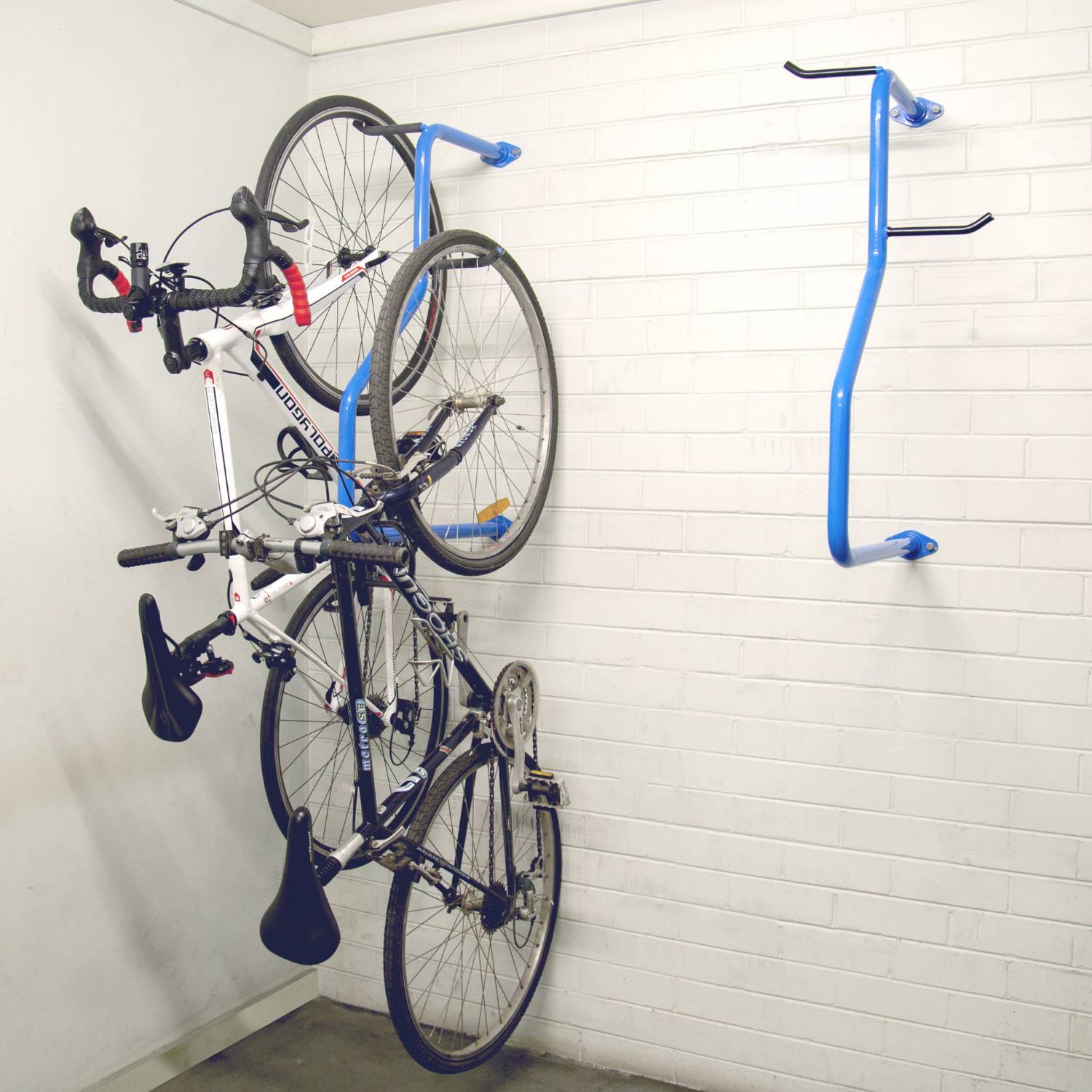 Cycla 2-Up Vertical Wall Mounted Bike Rack