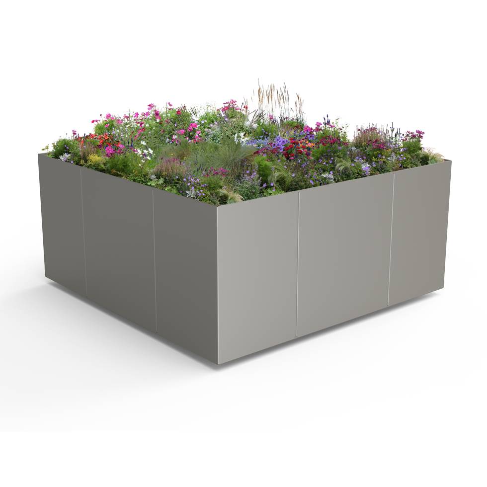 Erban Planter Tub - Minimalistic Steel Plant Container