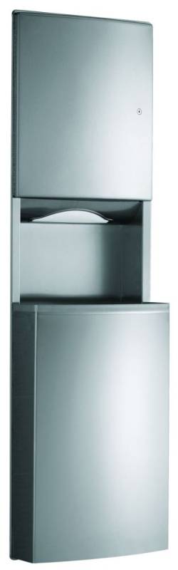 Paper Towel Dispenser and Waste Bin - Contura B-43944 and B-43949