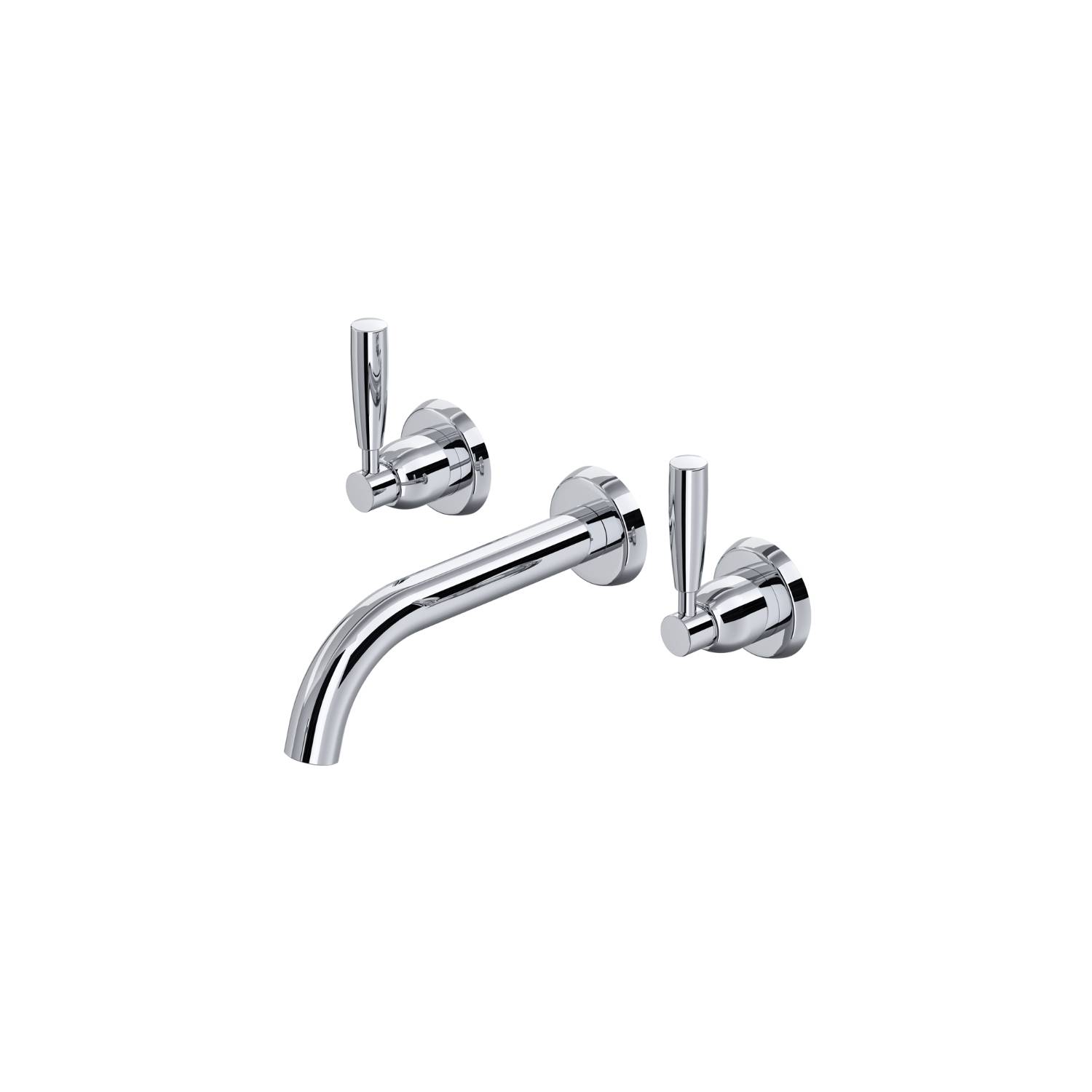 Langbourn Wall-Mounted Three-Hole Basin Set - Basin Tap