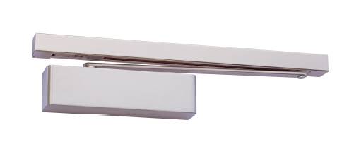 Electro-Magnetic Cam Action Slide Arm Door Closer EN2-5 Semi-Radius Cover SNP (HUKP-0104-03) - Electro-Magnetic Hold Open Device