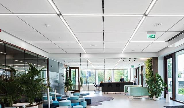 Solo™ Matrix acoustic ceilings and rafts - Acoustic raft | Saint-Gobain ...