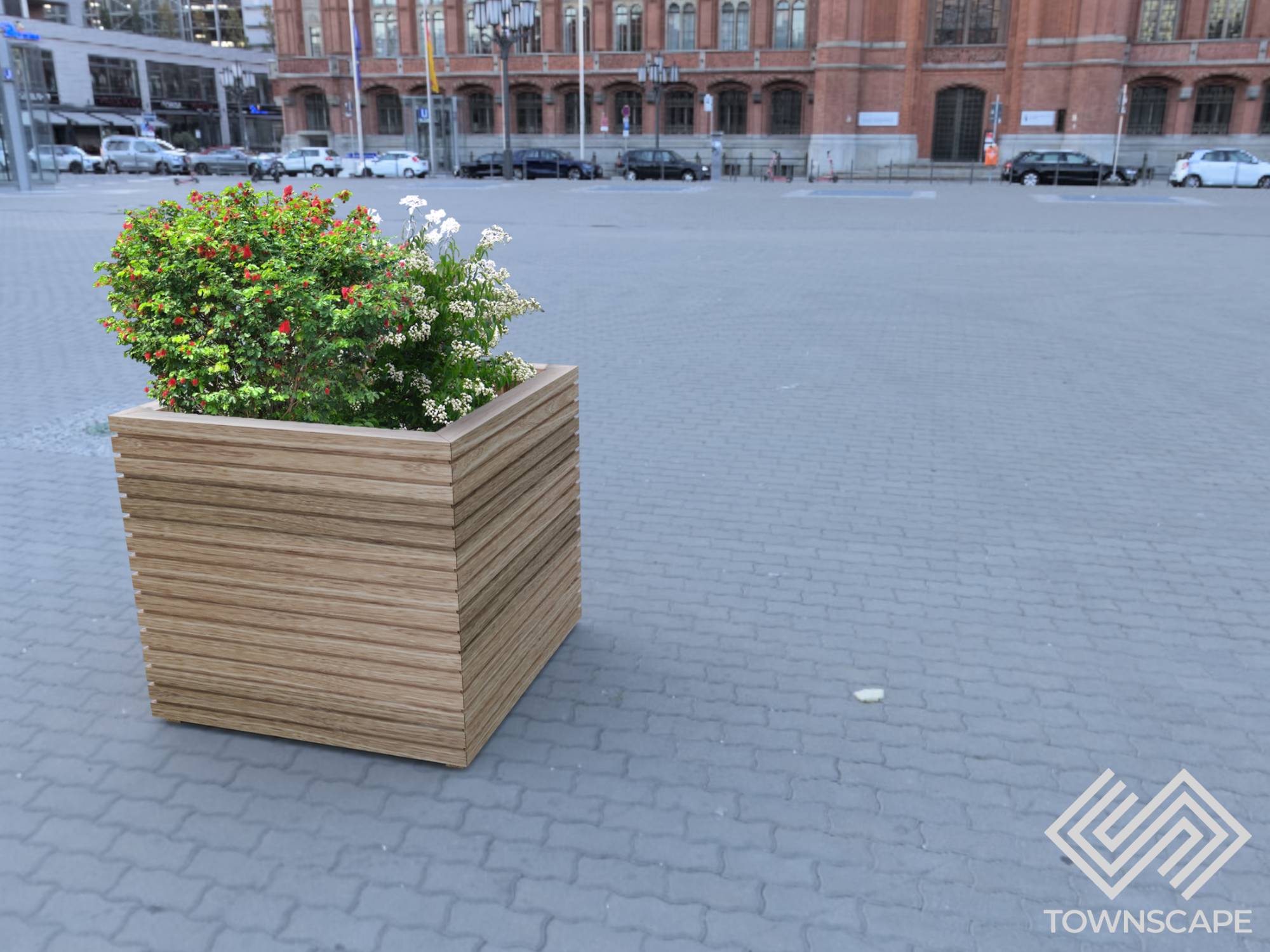 Townscape Timber Planter Standard Line