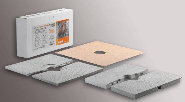 Schlüter®-KERDI-SHOWER-TT - Pre-formed Tileable Shower Tray