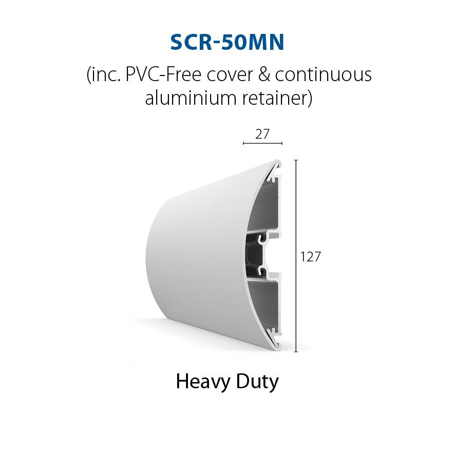 CS Acrovyn® PVC-Free SCR-50N Crash Rails