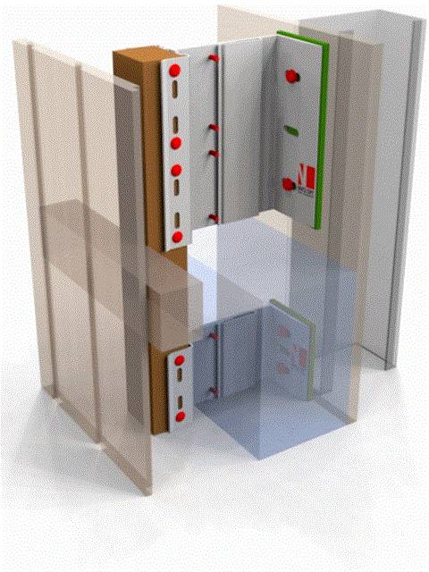 NVELOPE® Rainscreen Sub Frame System - NV6 - Rainscreen Cladding System