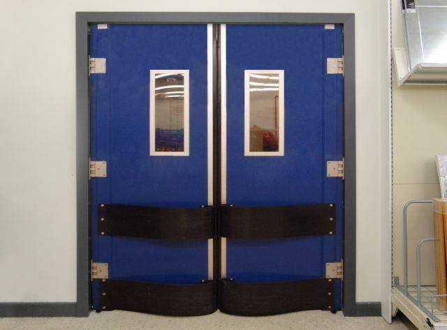 Double Action Crash Doors - GRP Flip Flap Doorset