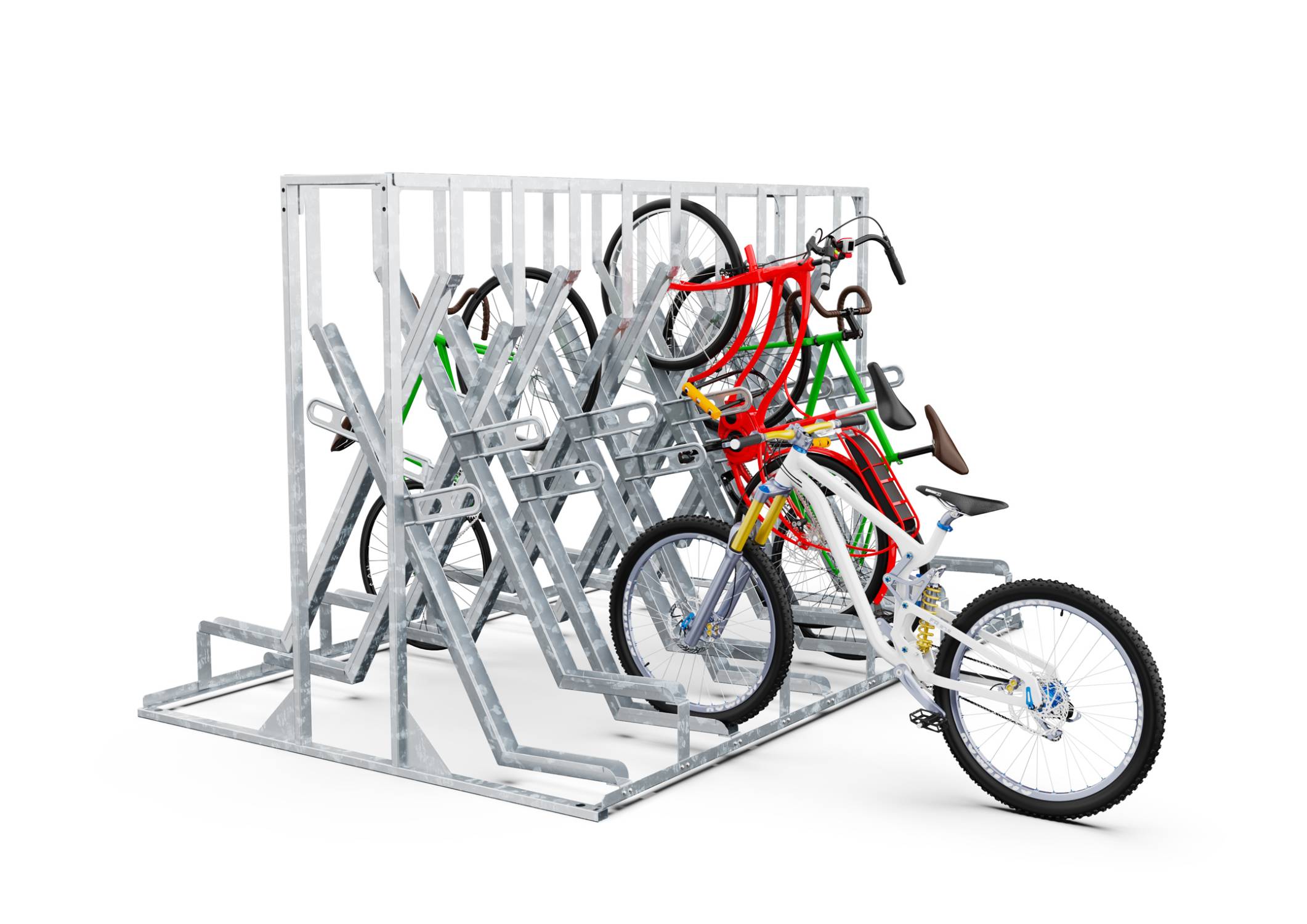 SecurePro Semi Vertical Rack - Cycle Rack