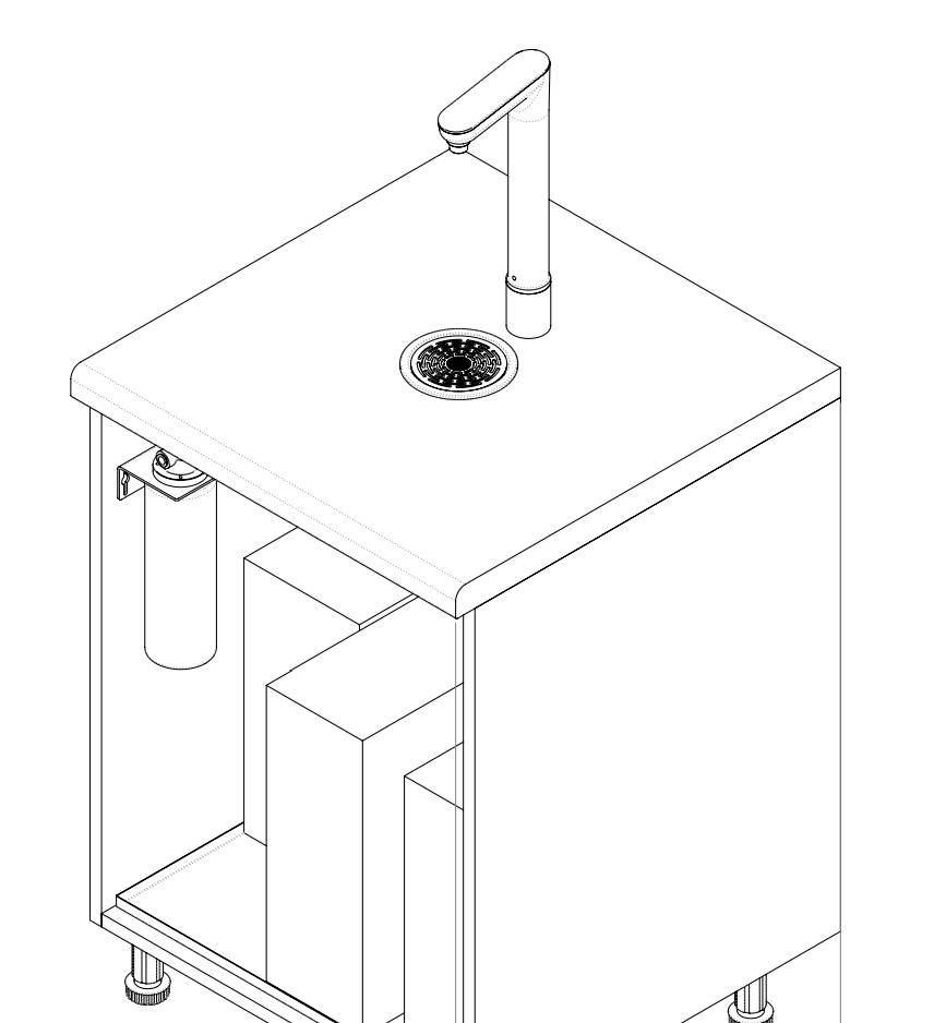 Aqua illi - Boiling, Chilled & Ambient (BCA) Water Tap - Fully Integrated Water Tap System